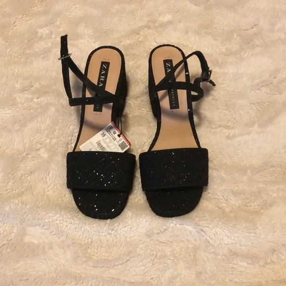 Zara block heeled sandals - Picture 2 of 3